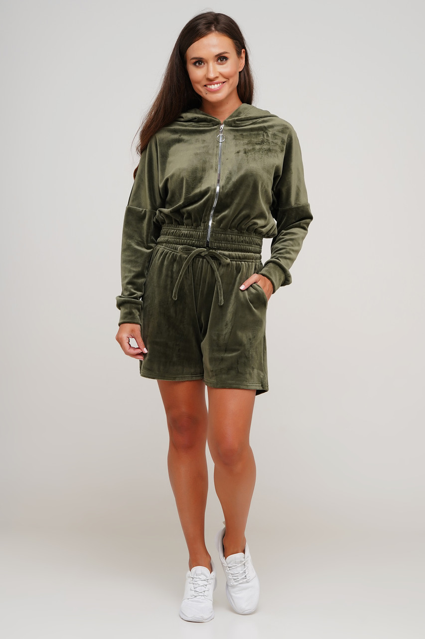 Комплект шорти та кроп-топ із довгим рукавом TM Orli, фото 1