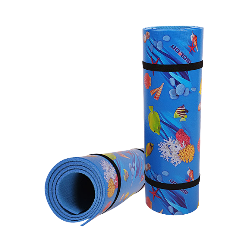 Килимок туристичний Decor Океан (1800х550x8мм) декоративний з малюнком, для туризму, м'який.