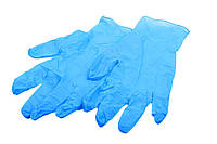 Перчатки нітрилові без пудри, р. М, 3,6 г, текстуровані SafeTouch Advanced Slim Blue (уп 50 пар) *.