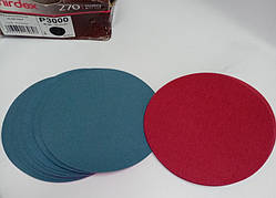 Круги абразивні Р3000 дрібнозернисті диски під липучку 125 мм