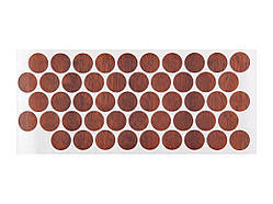 Заглушка конфірмата самоклеящаяся кальвадос Weiss d=14 Кальвадос (50шт) 7059