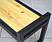 Лавка Троян в стилі лофт 158х39х35см, фото 7