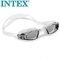 Очки подростковые для плавания Intex Free Style Sport Googles 55682 чёрные