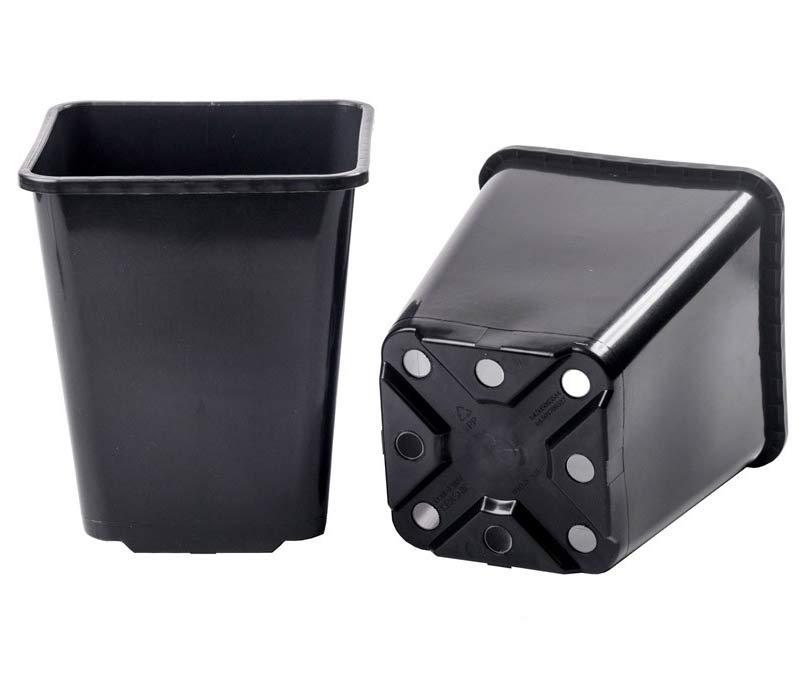 Горщик квадратний високий 5.6 л d 20 h 23 Donkwiat