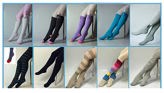 Колготки стрейч Playground C420, 92-98 асорті