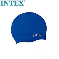 Шапочка для плавания Intex Silicone Swim Cap 55991 синяя