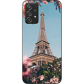 Чохол силіконовий для Samsung A52 Galaxy A525F з картинкою Вежа