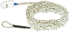 Фал рятувальний канатний 12 м (петля+карабін)
