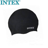 Шапочка для плавання Intex Silicone Swim Cap 55991 чорна