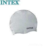 Шапочка для плавания Intex Silicone Swim Cap 55991 белая