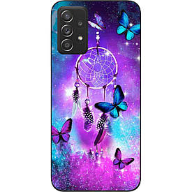 Бампер силіконовий для Samsung A52 Galaxy A525F з малюнком Метелики і оберіг