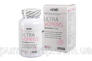 (уцінка термін по 2.25) Вітаміни для жінок VPLab Ultra Women’s Multivitamin 90 капс., фото 4