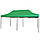 Шатер торговий, намет гармошка вуличний 3х6-склепіння для саду розбірний, колір зелений, фото 2