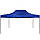 Шатер торговий, намет гармошка вуличний 3х4.5 склепіння для саду розбірний, колір синій, фото 2