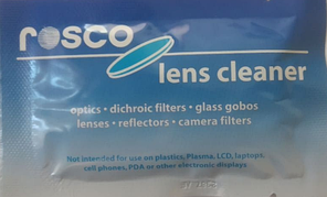 Серветки для чищення лінз Rosco Lens Cleaner Towelette (855072020204)