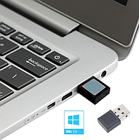 Биометрический ключ YAMILA FL209 USB для компьютера (Windows 7/8/10), fingerprint logger, черный