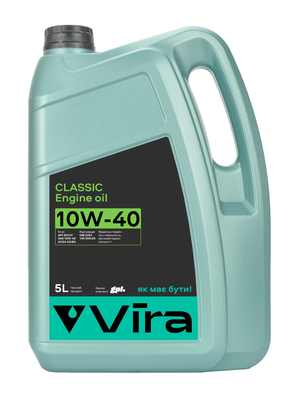 МАСЛО 'VIRAOIL' CLASSIC 10W40 5Л SG/CF (VI0314)