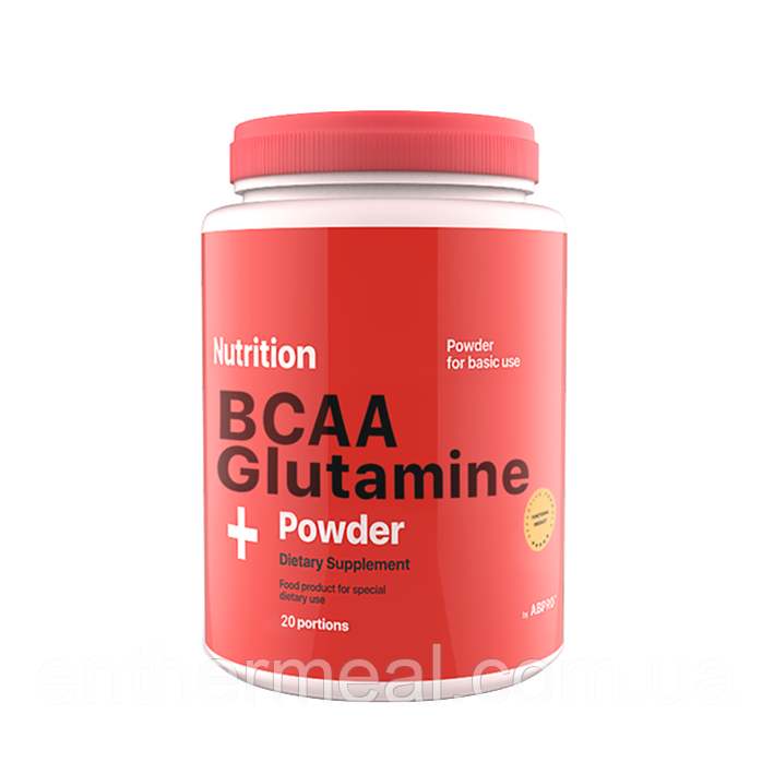 Амінокислота ВСАА+глютамін AB PRO BCAA + Glutamine Powder 236 г