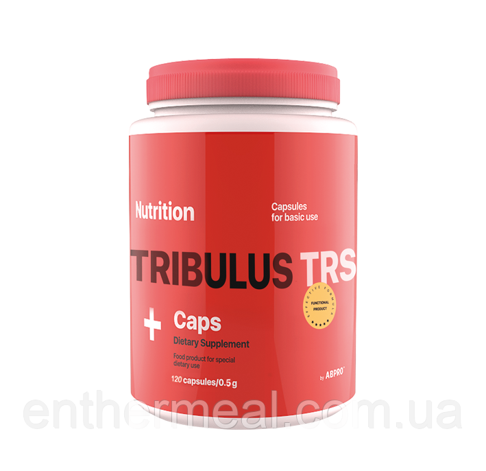 Бустер тестостерон Трібулус AB PRO Tribulus TRS caps 120 капсул