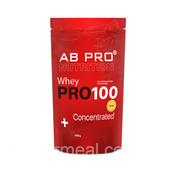 Протеїн сироватковий PRO 100 Whey Concentrated AB PRO 1000 г