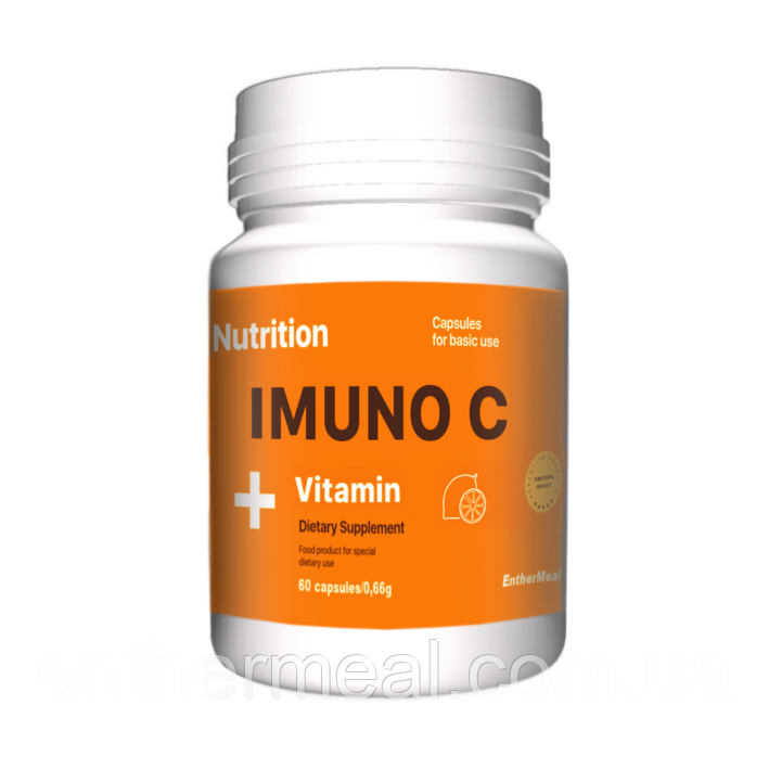 Вітамін С EntherMeal Imuno C Vitamin 60 капсул