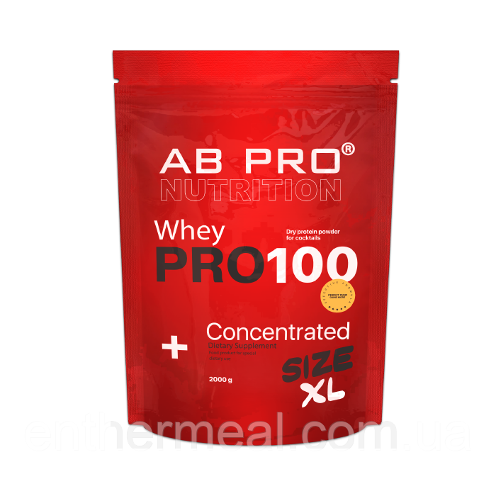 Протеїн сироватковий PRO 100 Whey Concentrated AB PRO 2000 г