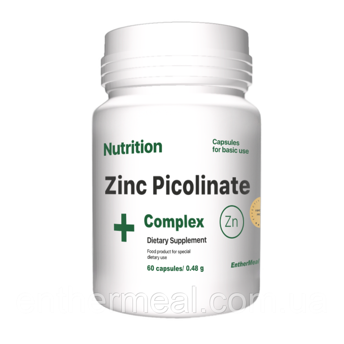 Мінеральний комплекс EntherMeal Zinc Picolinate Complex+ 60 капсул