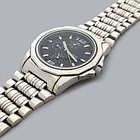 Серебряные часы мужские на браслете БР-0006571