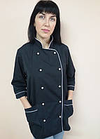 Кітель Класика для кухаря 40,42 та 44 розмір бавовна три чверті рукав