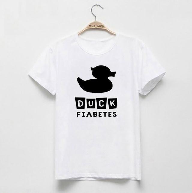 Футболка жіноча "DUCK FIABETES"
