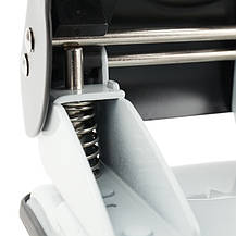 Діркопробивач Exakt-2 металевий, 40арк, чорний, фото 3