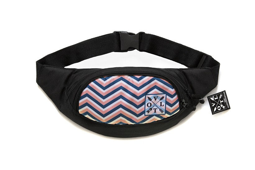 Сумка на пояс / Бананка VOLT Zig Zag CLR, фото 1