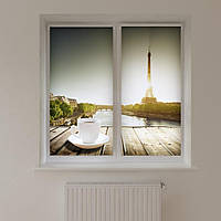 Рулонні штори з фотодруком ранковий Париж