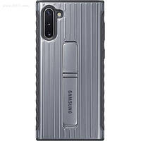 Чехол Protective Standing Cover для Samsung Galaxy Note 10 (N970) Silver (Dark Grey) Original 100%