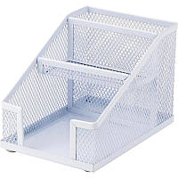 Підставка-органайзер 100x143x100 мм метал., біла