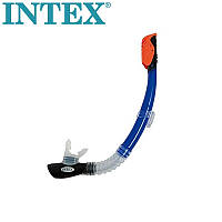 Трубка для плавания Intex Hyper-Flow Sr. Snorkels 55924 синяя
