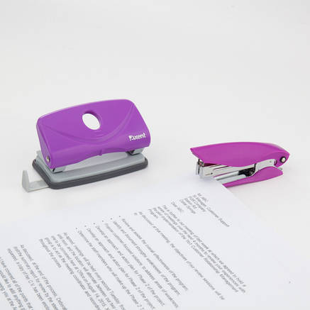 Степлер Ultra пласт., №10, 12 л, фіолетовий, фото 2