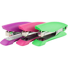 Степлер Ultra пласт., №24/6, 25 л., салатовий, фото 4