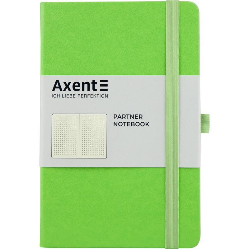 Нотатник Partner, 125*195, 96арк, кроп, салатовий