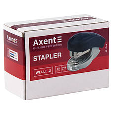 Степлер Welle-2 пласт., №24/6, 10 л., синій, фото 3