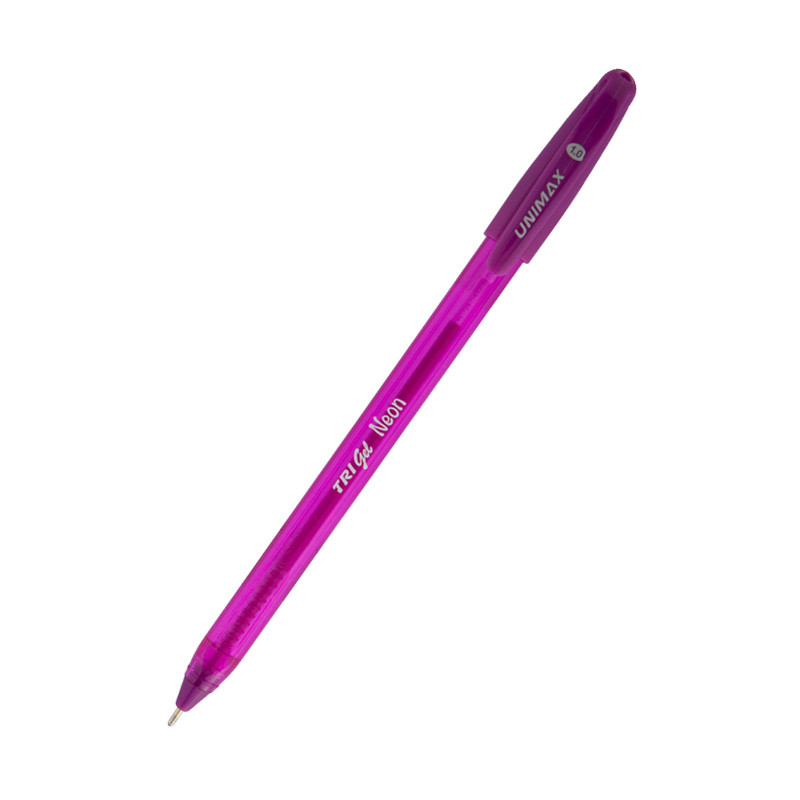 Ручка гелева Trigel Neon, набір, асорті