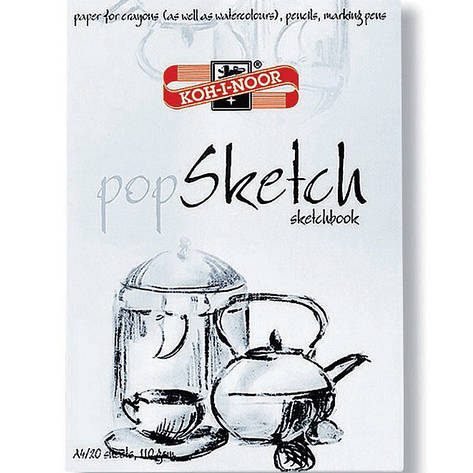 Альбом для скетчів, 20 аркушів, А3, 110 г/м2, фото 1