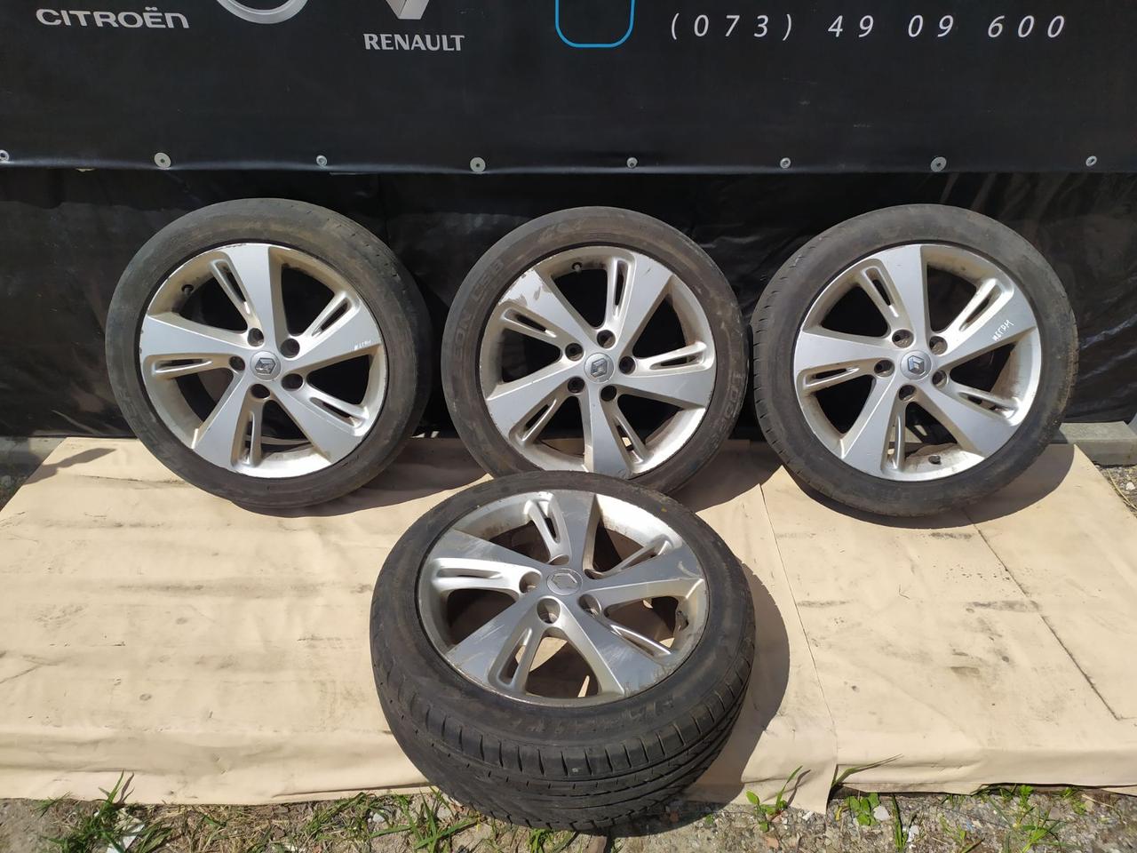 Диски титанові R17 5/ 114,3 рено меган 3 2009-2015 megane 3, фото 1