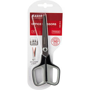 Ножиці Titanium, 19 см, графітно-сірі, фото 3