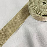 Стропа сумочна бежева, ширина 3 см, фото 2
