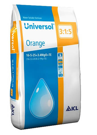 Удобрение UNIVERSOL Orange 3:1:5 (16+5+25+3.4MgO+Te) 25 кг, фото 2