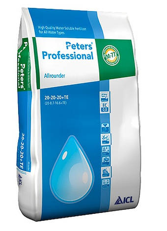Добриво Peters Professional All Rounder (20+20+20+Te) 15 кг, фото 2