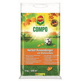 Добриво для газону тривалої дії осінь COMPO 4 кг