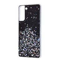Чехол WAVE Confetti Case (TPU) Samsung Galaxy S21 black