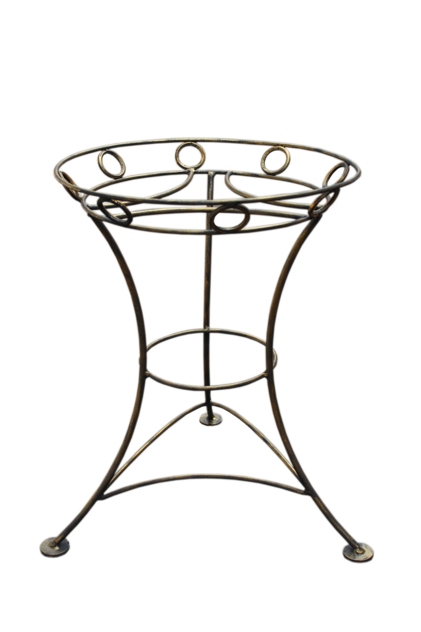 Підлогова кована підставка під квіти, фото 1